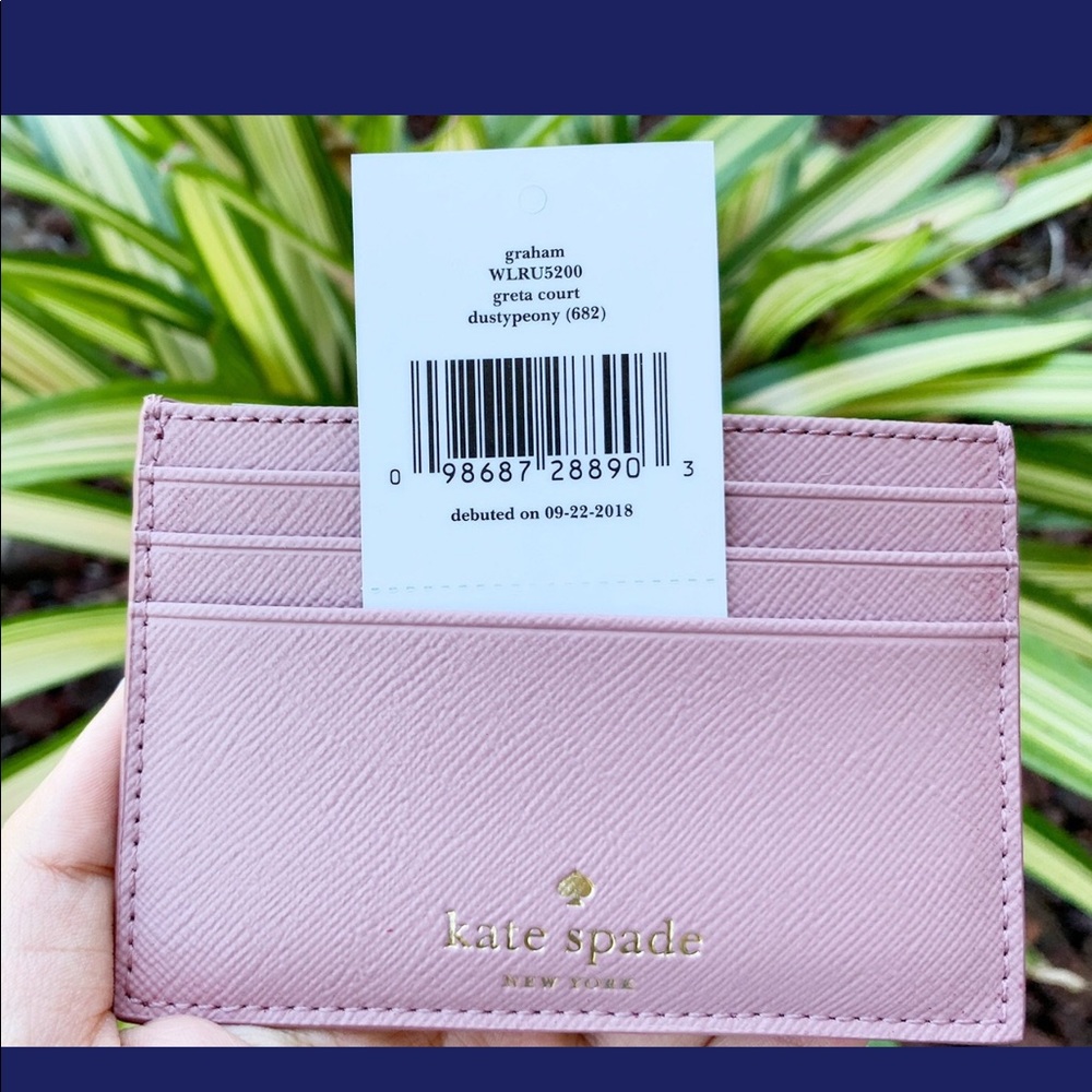 Gaby’sBags👜💕- NWT Kate Spade Card Holder Pink - Picture 7 of 7